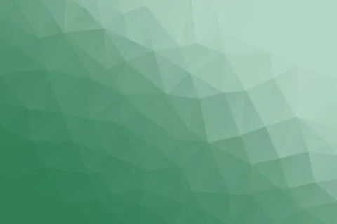 Soft Green Abstract Low Poly Geometric Gradient Polygonal Background Vector Stock Illustration
