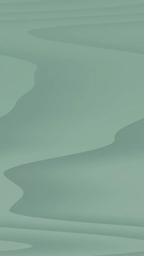 Soft Green Abstract Shapes Flowing in Minimal Layered Background 스톡 동영상 333975174