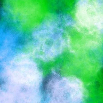Soft Green and Blue Cloudy Color Texture Stock Illustration