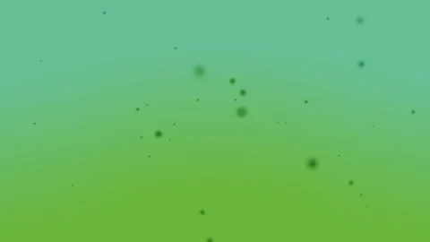 Soft Green and Blue Gradient Background with Floating Bokeh Particles Stock Footage 304275072