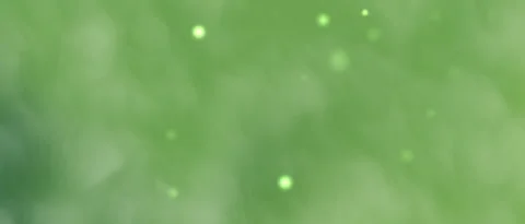 Soft green background with glowing particles Stock-Footage 337288663