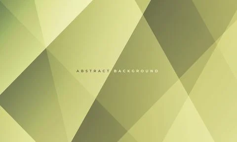 Soft green geometric abstract background with layered translucent diamonds and Stock Illustration