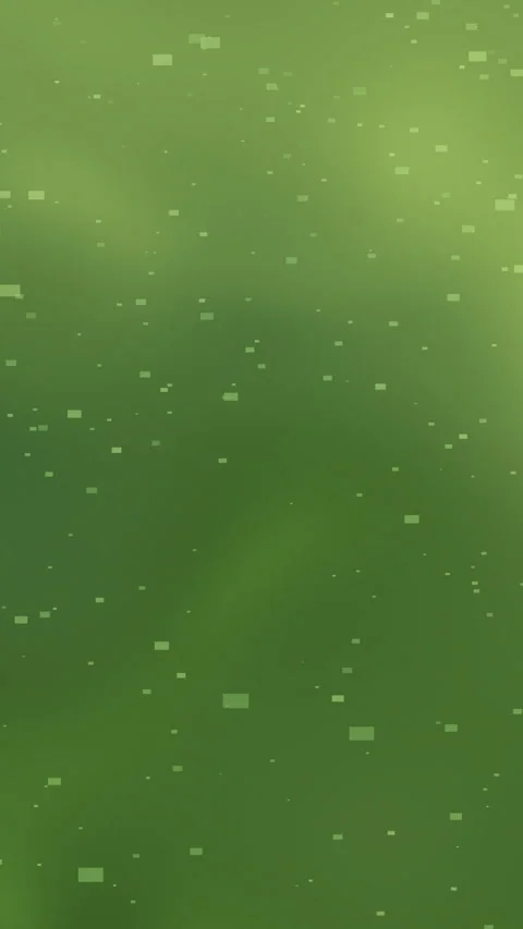Soft green gradient with scattered pixel-like dots Stock Footage 336781849