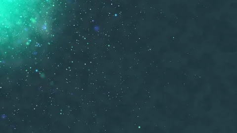 Soft Green Particles Abstract Background Stock Footage 70204054