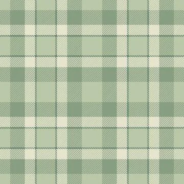 Soft green plaid pattern. A versatile, seamless textile design for background Stock Illustration