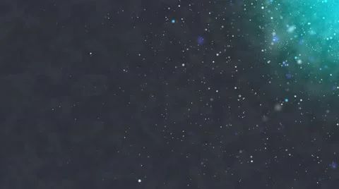 Soft Green Raining Particles Background Stock Footage 63142954