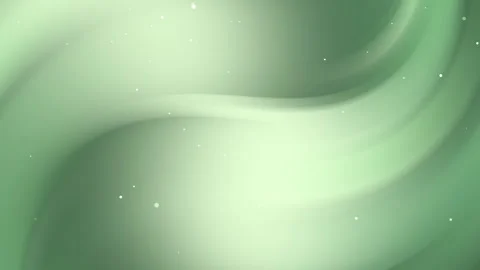 Soft green waves with glowing particles background Stock Footage 314974065