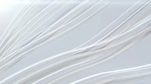 Soft grey motion background. White lines wavy flowing Stock Footage 112284704
