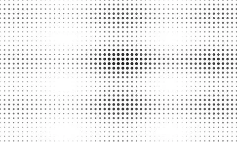 Soft halftone dot grid pattern with central focus for modern minimalist web.. 스톡 일러스트