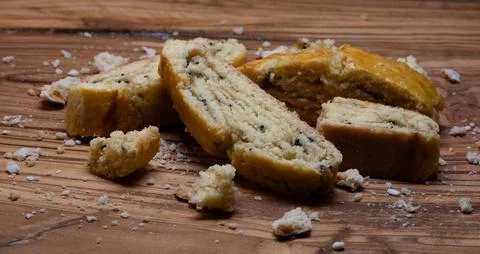 Soft handmade biscuits filled with kiwi jam. Stock Photos