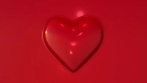 Soft Heart Loop Video stock 306658539