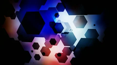 Soft hexa bokeh  Stock-Footage 53468964