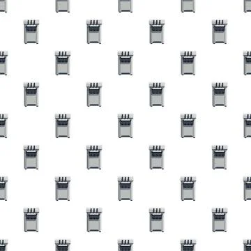Soft ice cream machine repetitive background pattern Illustrazione stock