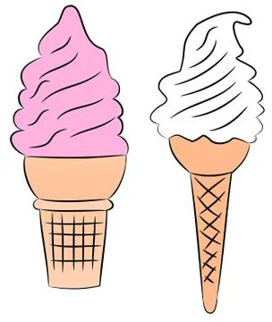 Soft Ice vector Stock Illustration