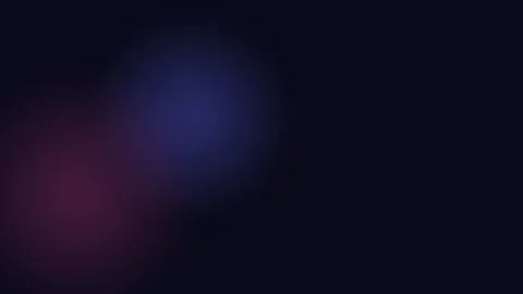 A soft indigo light glow emerging from the darkness of a deep black space Stock Footage 335117433