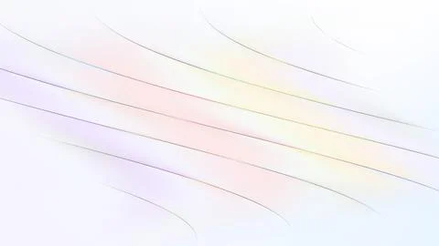 Soft iridescent pastel lines on a clean white background, a minimal abstrac.. 스톡 일러스트
