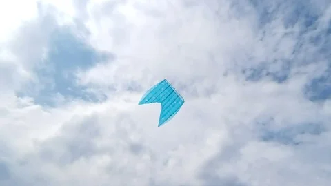 Soft kite flight Stock Footage 81797074