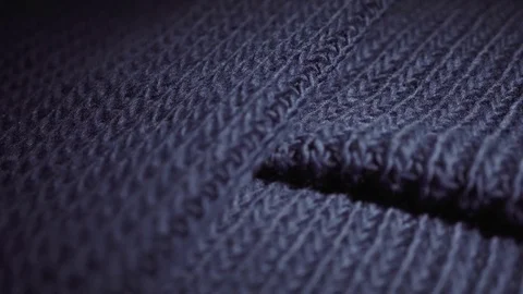 Soft, knitted, winter, warm texture. use as background. close-up Stock Footage 81264107