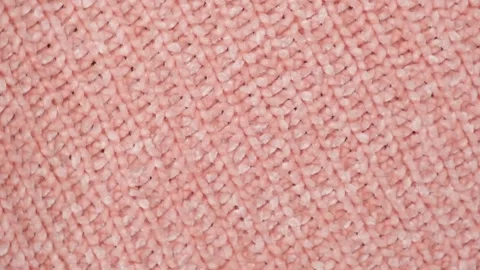Soft Knitted Woolen Detailed Texture. Natural Fabric Closeup Knit Pattern. Pink Stock Footage 276419617