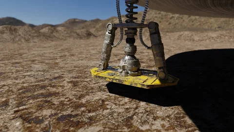 Soft Landing Stock Footage 137437988