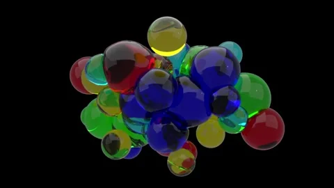 Soft large spheres 04 Stockbeeldmateriaal 343871253
