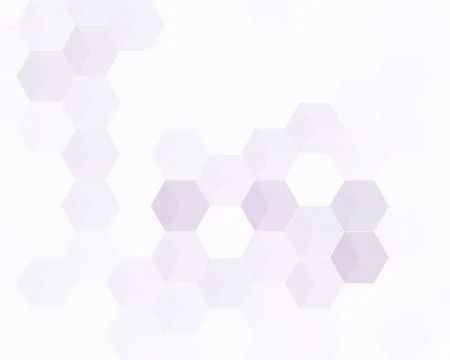 Soft lavender hexagons form a delicate abstract pattern across a pale backg.. 스톡 일러스트