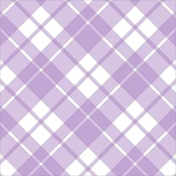 Soft Lavender Plaid Seamless Background Pattern Stock Illustration