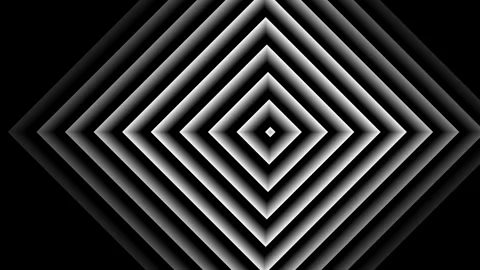 Soft layered diamond pattern with concentric beveled squares minimalist geo.. Stock Footage 337004299