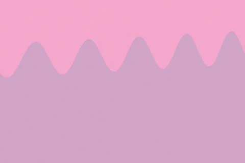 A soft layered wave design in romantic pink and lavender creates a calm, dr.. Stock Illustration