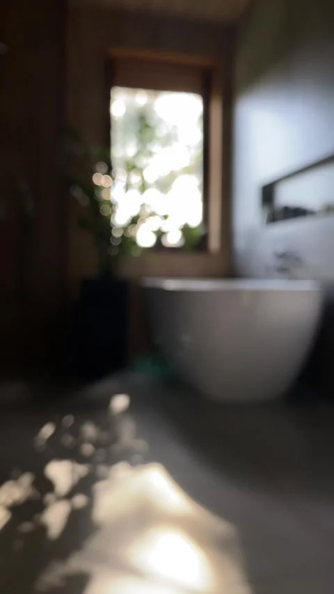 Soft light in bathroom 스톡 동영상 342335428