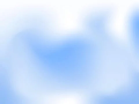 Soft Light Blue Abstract Background with Cloudy Texture and Smooth Gradient.. Ilustração Stock