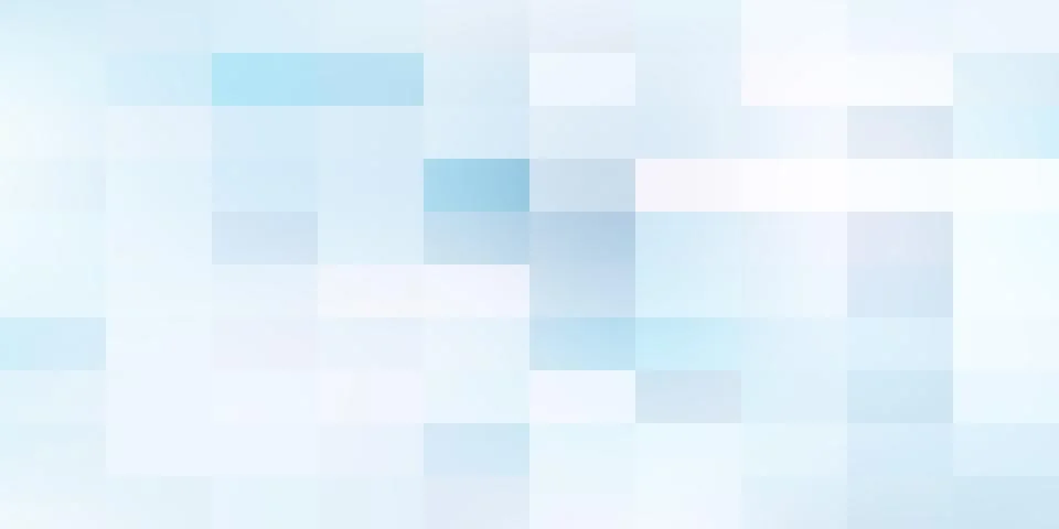 Soft Light Blue Abstract Pixel Blur Background with Pastel Grid Illustration