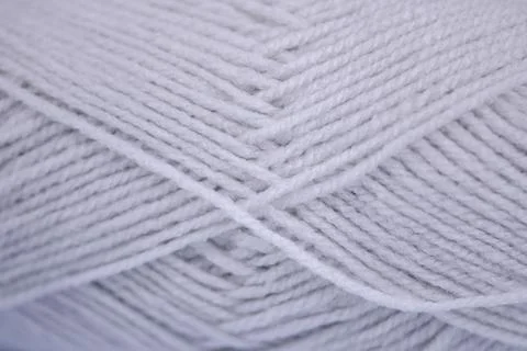 Soft Light Gray Yarn Perfect for All Your Knitting and Crafting Projects an.. Stock Photos