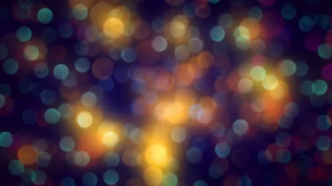 Soft Light Particles Bokeh Loop 1A Stock Footage
