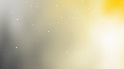 Soft Light Particles Drifting in Abstract Golden Background Видео 335294421