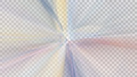 Soft light rays radiating through sheer fabric. Delicate sunbeam diffusion Stock Illustration