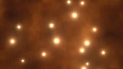 Soft lights dancing in a warm abstract background Stock Footage 339329652