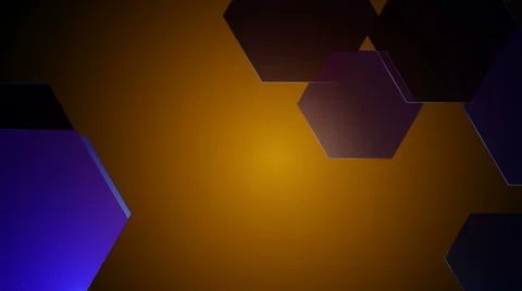 Soft lights hexagons Stock Footage 52763803