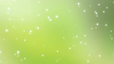 Soft Lime Green Gradient with Floating White Particles Seamless Loop Stock Footage 327729141