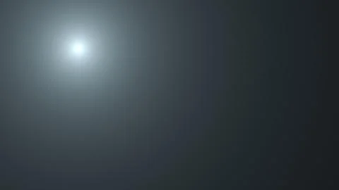 Soft Luminous Orb Light Flare on Dark Gray Gradient Background Ilustração Stock