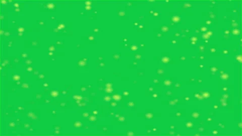 Soft magical bokeh light particles green screen Stock Footage 336464427