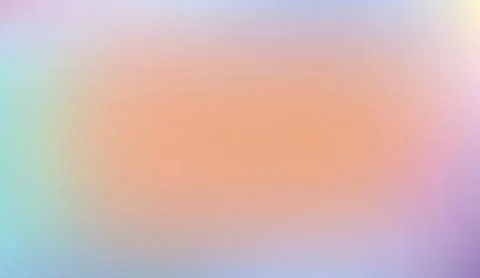 Soft mesh gradient pastel background with glowing peach and purple tones Stock Illustration