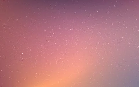 Soft milky way background. Beautiful starry sky for brochure or banner. Infinite Stock-Illustration