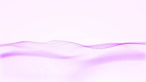 Soft minimal pink abstract flowing wave with smooth energy motion and gentl.. Stock Illustration