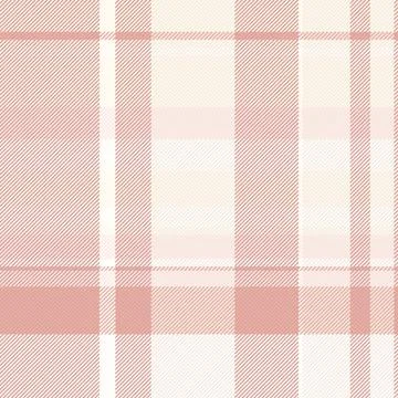 This soft, minimalist plaid pattern features gentle blush pink and cream tone 库存插图