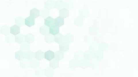 Soft mint and turquoise cubes create a sparse geometric arrangement on a pa.. Stock Illustration