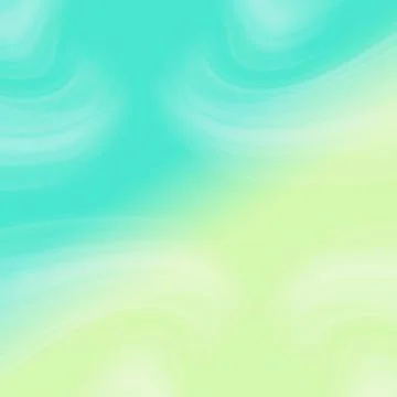 Soft Mint Blue &amp; Pale Yellow Fluid Texture Background Иллюстрация