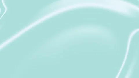 Soft Mint Green Liquid Silk Waves Background Loop Video stock 334863219
