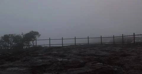 Soft mist drifts through the lush hills of Meghalaya Vidéo 335630902