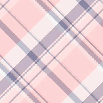 Soft, modern plaid pattern in pastel pinks, grays, and whites. Versatile, sea Illustrazione stock